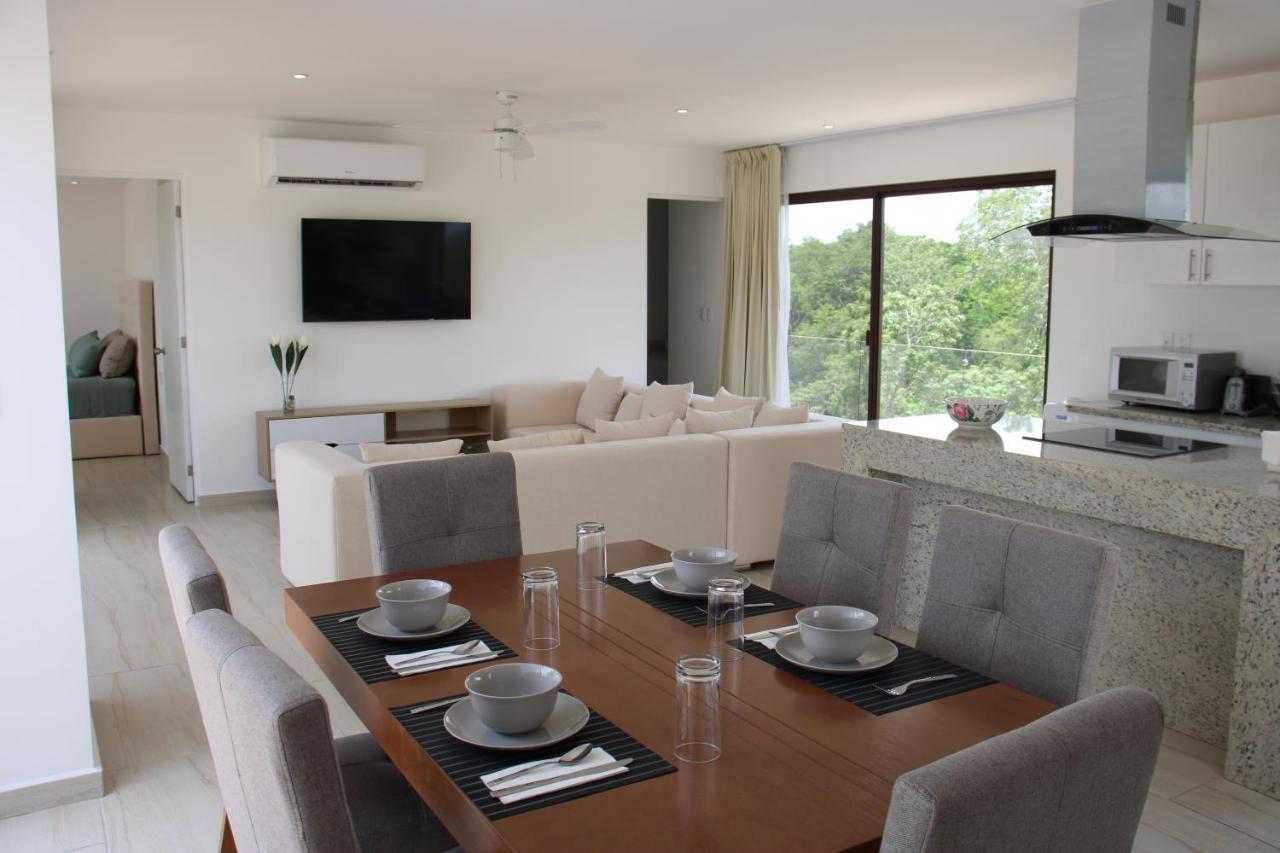 Apartment And Penthouse Blue Luxury Kukulkan Тулум Экстерьер фото
