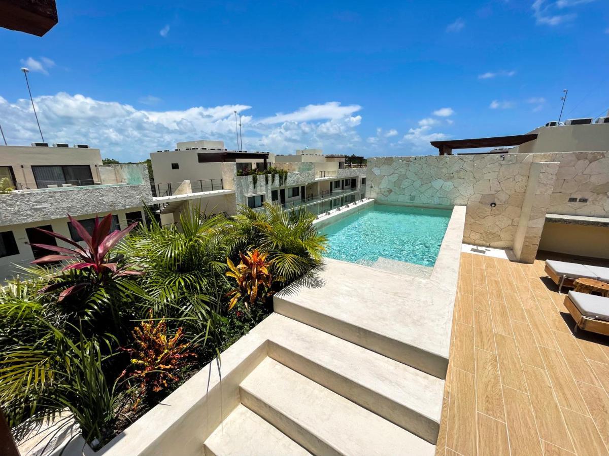 Apartment And Penthouse Blue Luxury Kukulkan Тулум Экстерьер фото